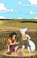 With the best worst fox. Art by Jade
