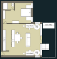 A general schematic of the interior